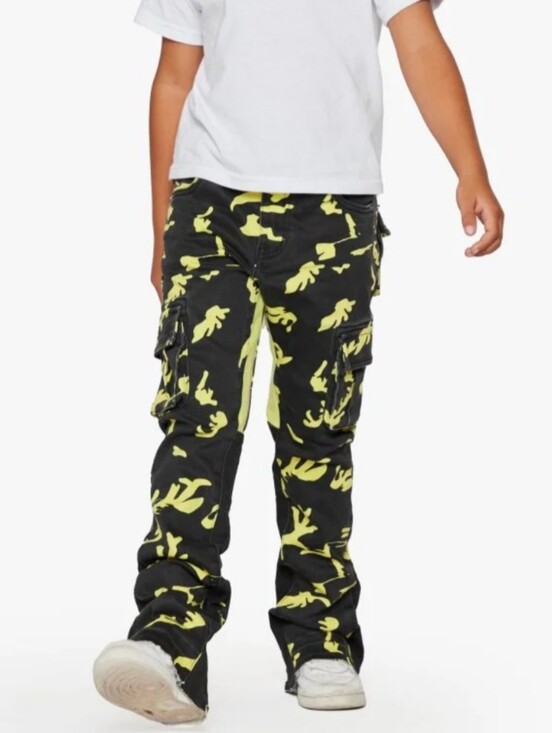 Valabasas Other - Valabasas Play Commander Taiga Camo Stacked Cargo Jeans 1T